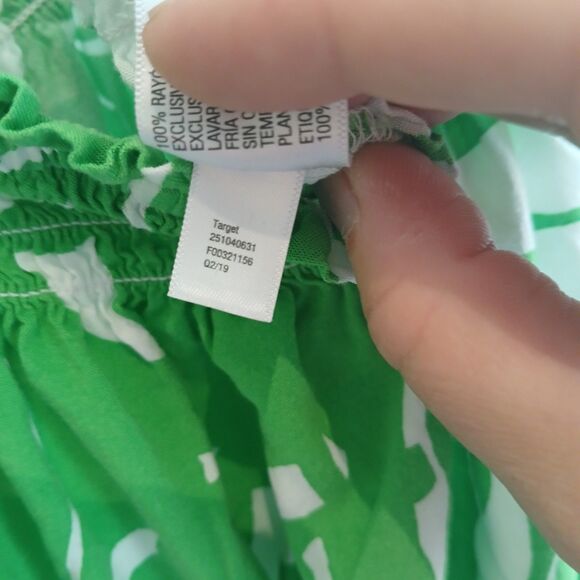 Lilly Pulitzer x Target Jumpsuit Romper Size XL Green Palm Boom-Boom Wide Leg - Picture 9 of 15